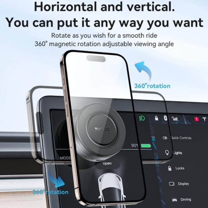 Yesido C223 Electric Vacuum Suction Cup MagSafe Car Mount – Bild 6