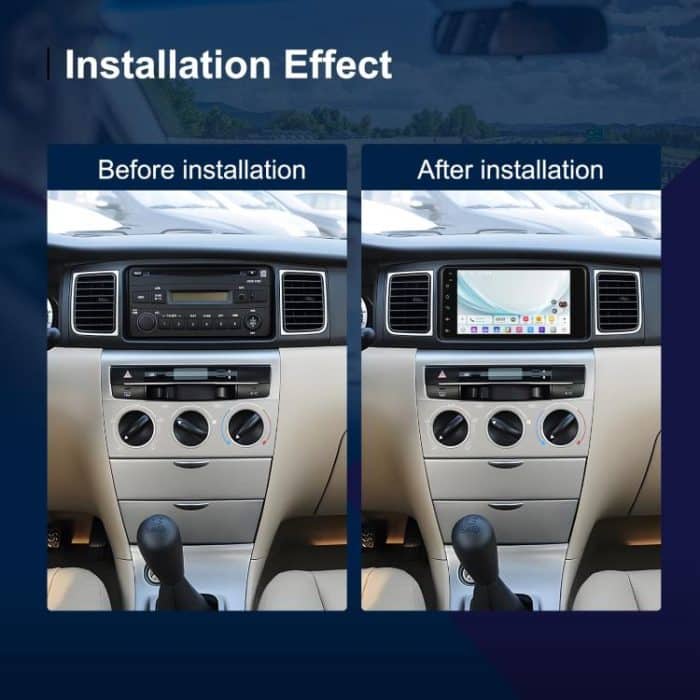 For Toyota COROLLA Android 15 7 inch Wireless CarPlay Car Player Car Central Control Navigation Machine, Standard, Standard+AHD+Microphone – Bild 2