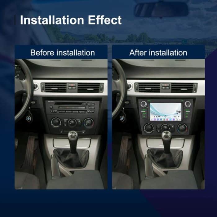 For BMW 3 Series E90 Android 15 7 inch Car CarPlay Car Navigation Reversing Image Integrated Machine, Standard, Standard+AHD+Microphone – Bild 2