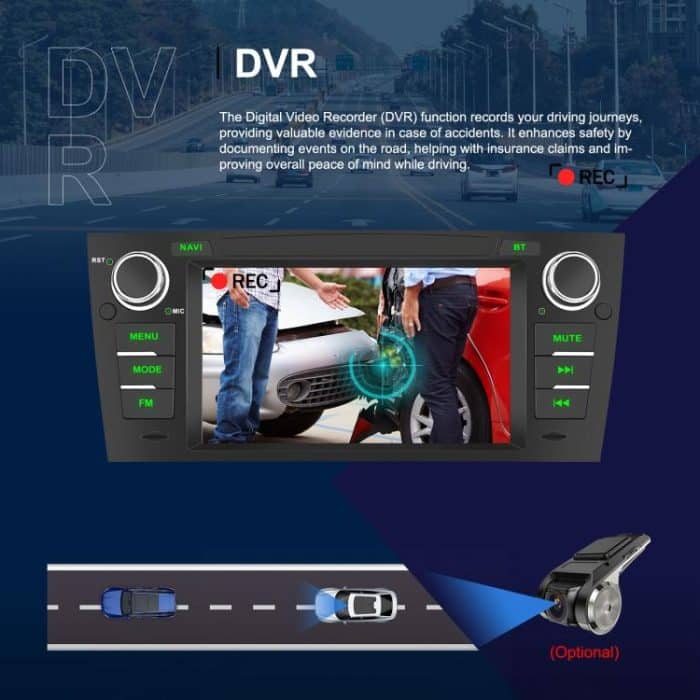 For BMW 3 Series E90 Android 15 7 inch Car CarPlay Car Navigation Reversing Image Integrated Machine, Standard, Standard+AHD+Microphone – Bild 11