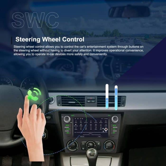 For BMW 3 Series E90 Android 15 7 inch Car CarPlay Car Navigation Reversing Image Integrated Machine, Standard, Standard+AHD+Microphone – Bild 5