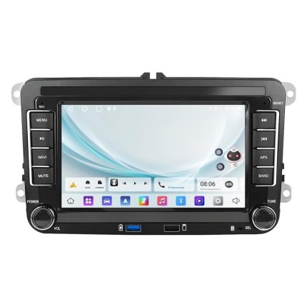 For Volkswagen Android 15 7 inch Horizontal Screen Car Player Car Central Control Navigation with Dual USB Ports, Standard, Standard+AHD+Microphone