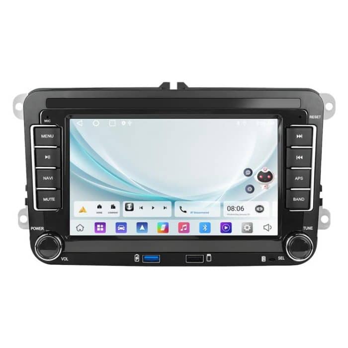 For Volkswagen Android 15 7 inch Horizontal Screen Car Player Car Central Control Navigation with Dual USB Ports, Standard, Standard+AHD+Microphone – Bild 1