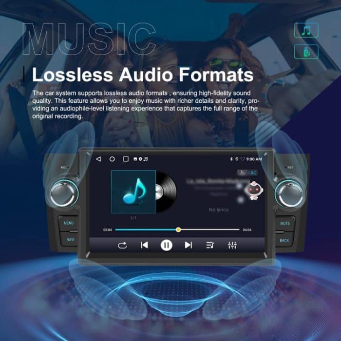 For Fiat Punto 2005-2009 Android 15 7 inch 2G+64G Car Central Control Audio Video Navigation, Standard, Standard+AHD+Microphone – Bild 10