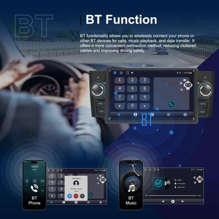 For Fiat Punto 2005-2009 Android 15 7 inch 4G+64G Car Central Control Audio Video Navigation, Standard, Standard+AHD+Microphone – Bild 9