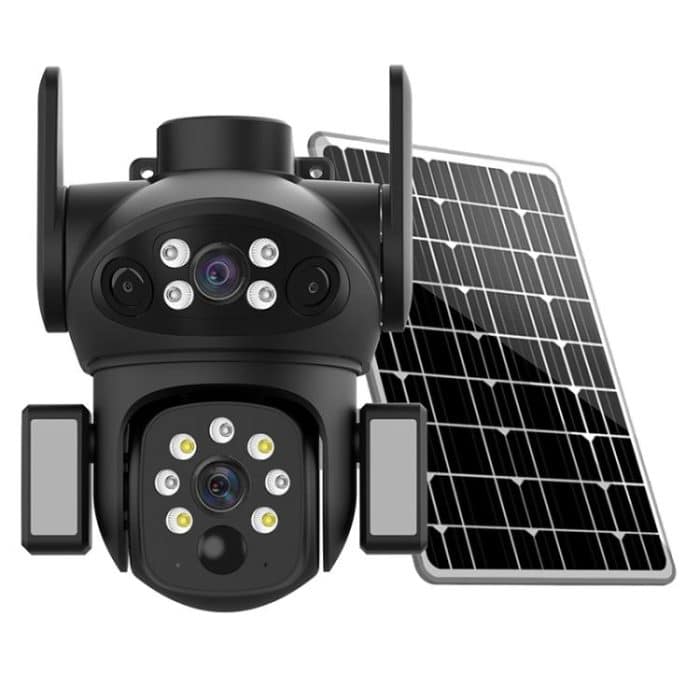 X7 2MP Multi-lens Panoramic Solar Surveillance PTZ Dome Camera, X7 Southeast Asia 4G – Bild 1