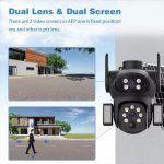 X7 2MP Multi-lens Panoramic Solar Surveillance PTZ Dome Camera, X7 Southeast Asia 4G – Bild 4