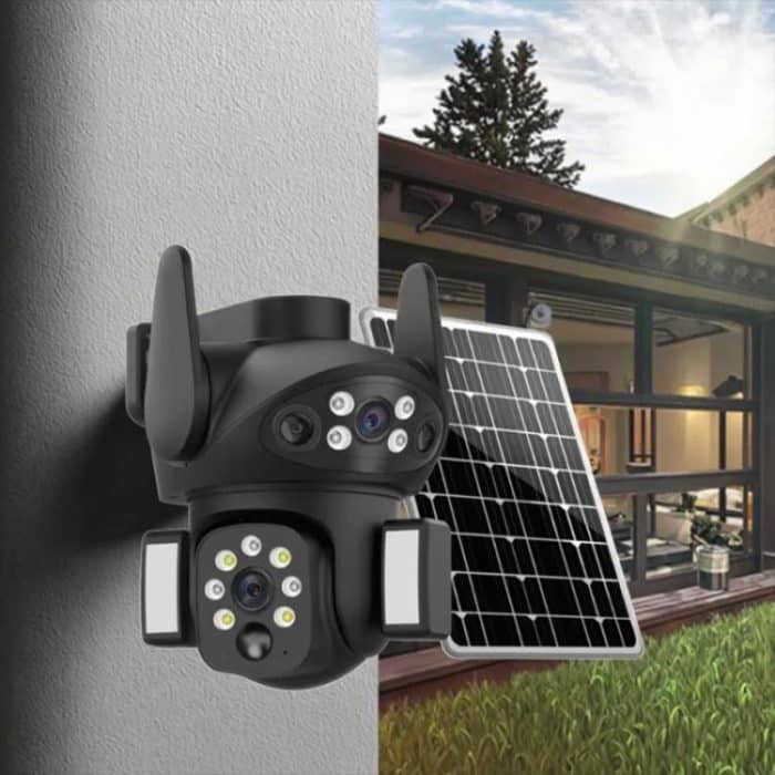 X7 2MP Multi-lens Panoramic Solar Surveillance PTZ Dome Camera, X7 Southeast Asia 4G – Bild 5