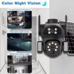 X7 2MP Multi-lens Panoramic Solar Surveillance PTZ Dome Camera, X7 Southeast Asia 4G – Bild 6