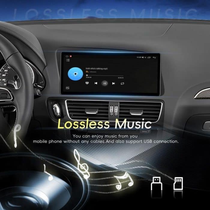 For Audi Q5 2009-2019 Android 15 10.33 inch 2G+64G Car Central Control Audio Video Navigation, Standard, Standard+AHD+Microphone – Bild 12