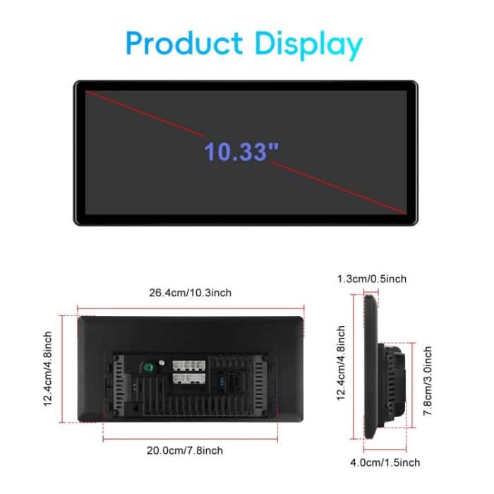 For Audi Q5 2009-2019 Android 15 10.33 inch 2G+64G Car Central Control Audio Video Navigation, Standard, Standard+AHD+Microphone – Bild 16