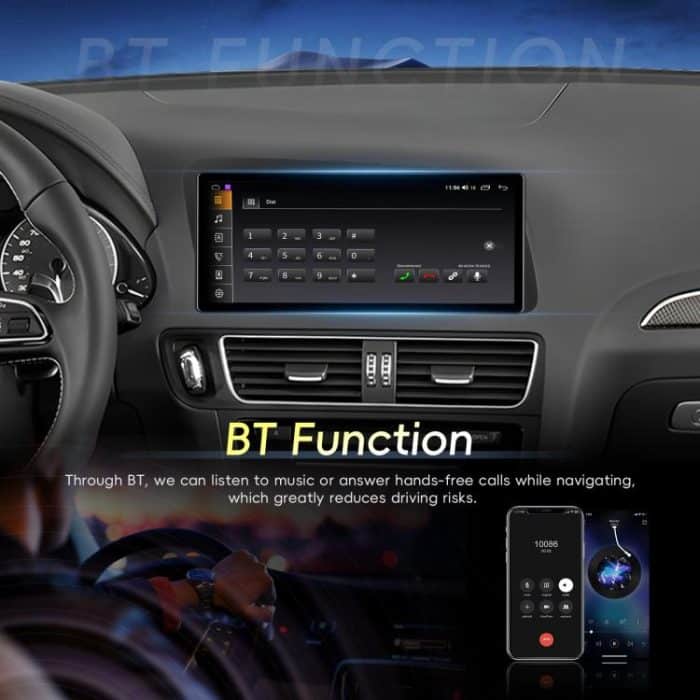 For Audi Q5 2009-2019 Android 15 10.33 inch 2G+64G Car Central Control Audio Video Navigation, Standard, Standard+AHD+Microphone – Bild 4