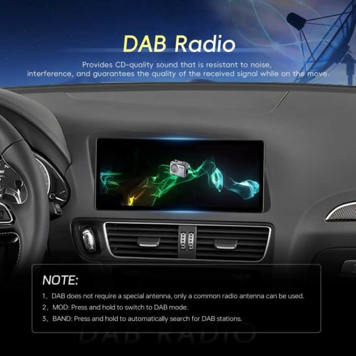 For Audi Q5 2009-2019 Android 15 10.33 inch 2G+64G Car Central Control Audio Video Navigation, Standard, Standard+AHD+Microphone – Bild 5