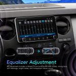 10.36 inch Screen Android 15 Car CarPlay Navigation Integrated Machine with Dual Knob, Standard, Standard+AHD+Microphone – Bild 6