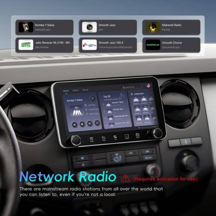 10.36 inch Screen Android 15 Car CarPlay Navigation Integrated Machine with Dual Knob, Standard, Standard+AHD+Microphone – Bild 10