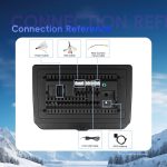 10 inch Screen Android 15 Car Navigation Audio Video Integrated Machine, Standard, Standard+AHD+Microphone – Bild 21