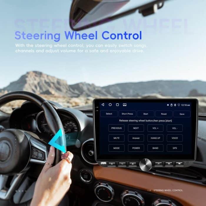 10 inch Screen Android 15 Car Navigation Audio Video Integrated Machine, Standard, Standard+AHD+Microphone – Bild 4