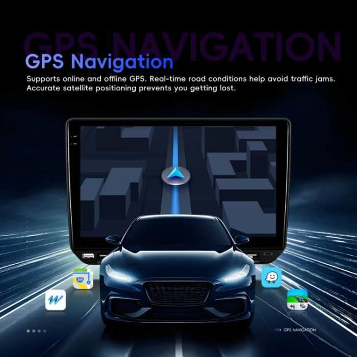 10 inch Screen Android 15 Car Navigation Audio Video Integrated Machine, Standard, Standard+AHD+Microphone – Bild 10