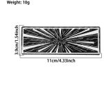 Dekorativer Aufkleber aus Kohlefaser für das Heck des Autos, A, B – Bild 3