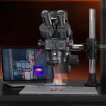 QianLi 6558 6.5X-58X Gorilla Trinocular Microscope, US Plug, EU Plug