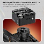 QianLi 6558 6.5X-58X Gorilla Trinocular Microscope, US Plug, EU Plug – Bild 6