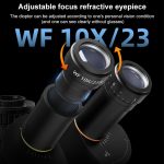 QianLi 6558 6.5X-58X Gorilla Trinocular Microscope, US Plug, EU Plug – Bild 8