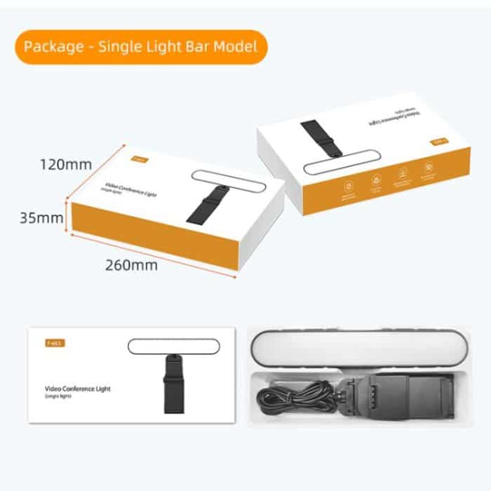 F-663 LED Monitor Screen Fill Light Video Conference Light, F-663 – Bild 13