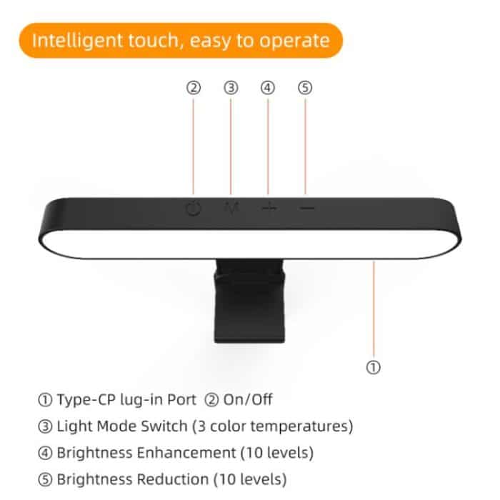 F-663 LED Monitor Screen Fill Light Video Conference Light, F-663 – Bild 7