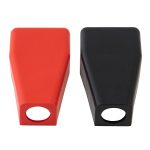 2pcs/Pack Car Battery Wire Terminal Protection Cover Battery Positive Negative Top Post Cap