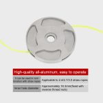 Lawn Mower Aluminum Alloy Grass Trimmer Head with Cables – Bild 5