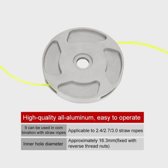 Lawn Mower Aluminum Alloy Grass Trimmer Head with Cables – Bild 5