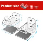 For Nintendo Switch 1 / 2 Acrylic Wall Split Symmetrical Storage Bracket – Bild 5