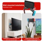 For Nintendo Switch 1 / 2 Acrylic Wall Split Symmetrical Storage Bracket – Bild 7