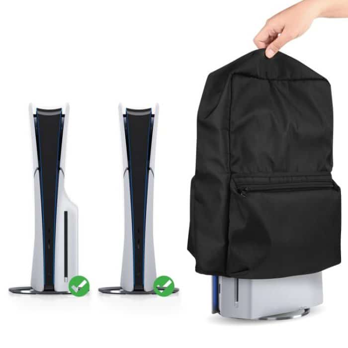 EDA008327801A.jpg For Sony PlayStation 5 Slim Game Console Storage Dust Cover – Bild 1