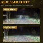 1 Pair 35W 3500LM 6500K Car LED Headlight Bulb, 9005, 9006, H1, H4, H7, H11 – Bild 4