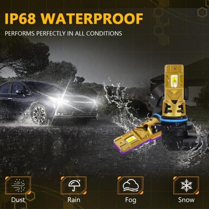 1 Pair 35W 3500LM 6500K Car LED Headlight Bulb, 9005, 9006, H1, H4, H7, H11 – Bild 5