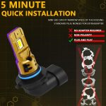 1 Pair 35W 3500LM 6500K Car LED Headlight Bulb, 9005, 9006, H1, H4, H7, H11 – Bild 8