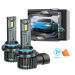 1 Paar 32W 3200LM 6500K Auto-LED-Scheinwerferlampe mit Lüfter, 9005, 9006, H1, H4, H7, H11