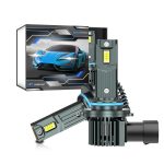 1 Paar 32W 3200LM 6500K Auto-LED-Scheinwerferlampe mit Lüfter, 9005, 9006, H1, H4, H7, H11 – Bild 2