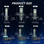 1 Paar 32W 3200LM 6500K Auto-LED-Scheinwerferlampe mit Lüfter, 9005, 9006, H1, H4, H7, H11 – Bild 9