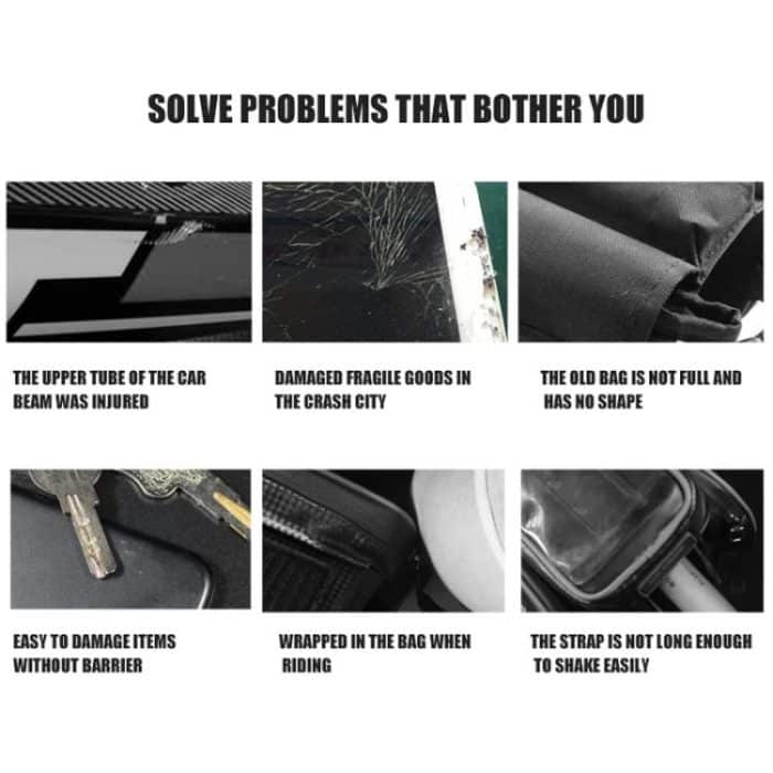 WILD MAN E5S Mountain Bicycle Front Bag EVA Hard Shell Bag, E5S – Bild 3