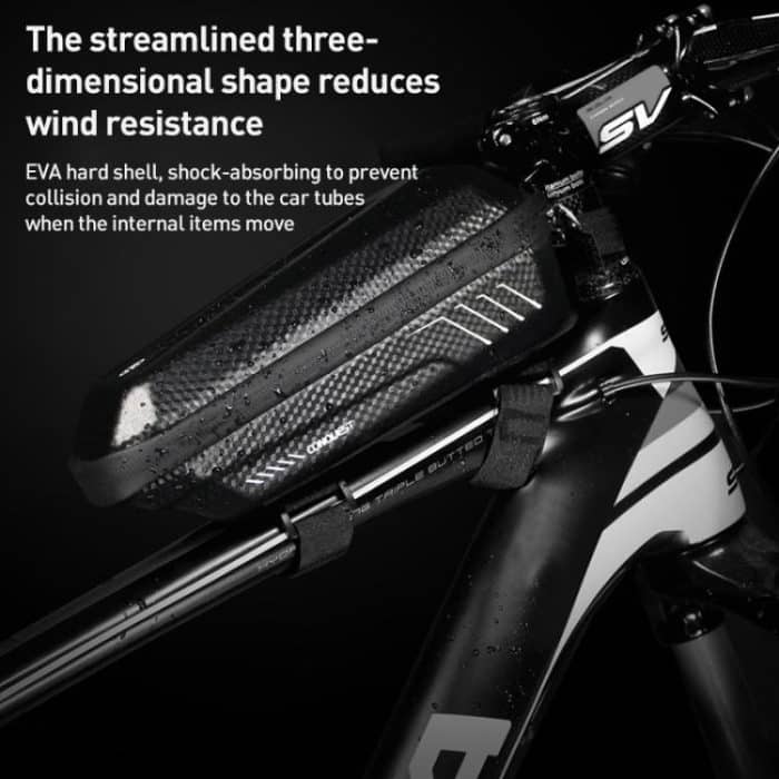 WILD MAN E5S Mountain Bicycle Front Bag EVA Hard Shell Bag, E5S – Bild 5