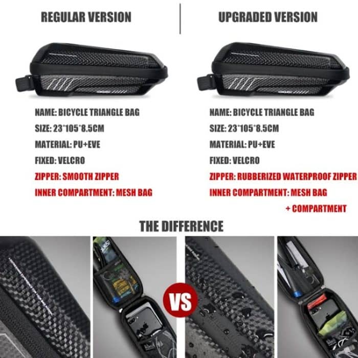 WILD MAN E5S Mountain Bicycle Front Bag EVA Hard Shell Bag, E5S – Bild 6