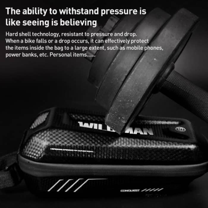 WILD MAN E5S Mountain Bicycle Front Bag EVA Hard Shell Bag, E5S – Bild 8