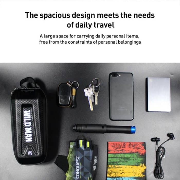 WILD MAN E5S Mountain Bicycle Front Bag EVA Hard Shell Bag, E5S – Bild 10