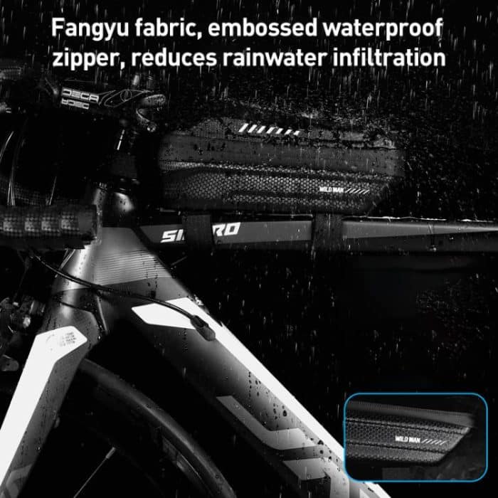 WILD MAN ES5 Basic Mountain Bicycle EVA Hard Shell Bag Bike Front Top Tube Bag, ES5 – Bild 4