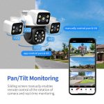 ESCAM PT223 3x4MP HD Motion Detection WiFi Three-screen PTZ IP Camera, EU Plug, US Plug, UK Plug, AU Plug – Bild 5