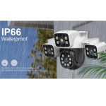 ESCAM PT223 3x4MP HD Motion Detection WiFi Three-screen PTZ IP Camera, EU Plug, US Plug, UK Plug, AU Plug – Bild 10