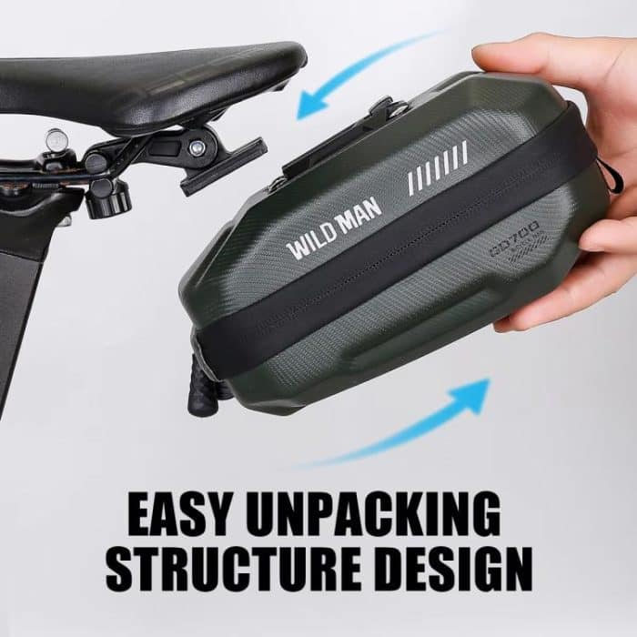 WILD MAN GD700 Mountain Bicycle EVA Hard Shell Bag Bike Seat Bag, GD700 – Bild 3