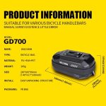 WILD MAN GD700 Mountain Bicycle EVA Hard Shell Bag Bike Seat Bag, GD700 – Bild 4